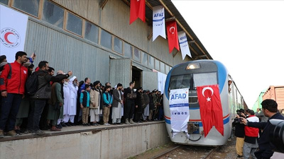 "İyilik Treni" Afganistan'da